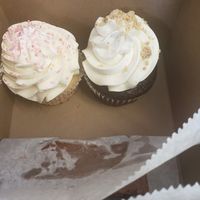 The cup cakes taste great! at Dina's Vegan Deli & Desserts in West Palm Beach