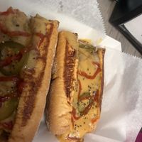 Philly cheesesteaks   at Dina's Vegan Deli & Desserts in West Palm Beach