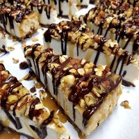 PRALINE CHEESECAKE at Dina's Vegan Deli & Desserts in West Palm Beach