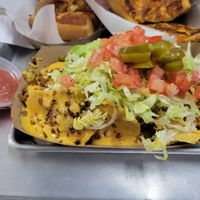 Nachos at Dina's Vegan Deli & Desserts in West Palm Beach