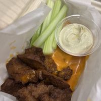 Buffalo bites   at Dina's Vegan Deli & Desserts in West Palm Beach