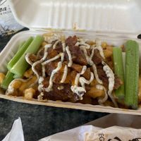 Buffalo loaded fried   at Dina's Vegan Deli & Desserts in West Palm Beach