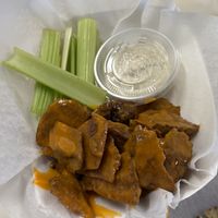 Buffalo tips  at Dina's Vegan Deli & Desserts in West Palm Beach