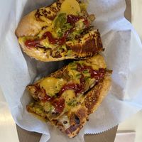 The famous Philly cheesesteak sandwich   at Dina's Vegan Deli & Desserts in West Palm Beach