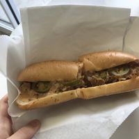Vegan Philly cheezesteak at Dina's Vegan Deli & Desserts in West Palm Beach