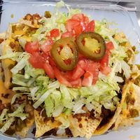 Super Vegan Cheese Taco, So Delicious You Won't Want To Share. at Dina's Vegan Deli & Desserts in West Palm Beach