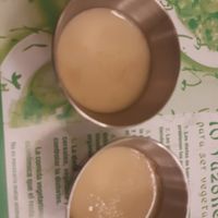 Vegan creme caramel type dessert at Shi-Shang in Madrid