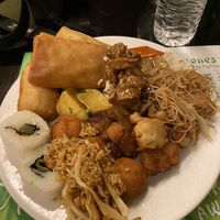 Buffé plate   at Shi-Shang in Madrid