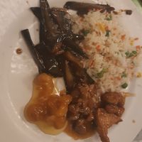 buffet food at Shi-Shang in Madrid