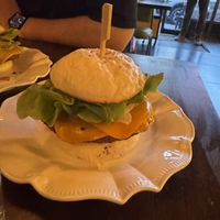 Impossible burger bao  at Belly Bao in Newtown