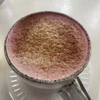 Beetroot oat latte with some reishi mushroom extract, amazing !!!!   at Jarra Infusion in Pinjarra