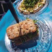 Vegan burger & Pizza  at Jarra Infusion in Pinjarra