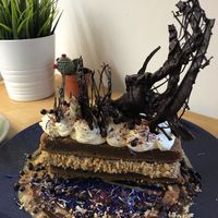 Vegan & gluten free banana bread nice cream sandwich  at EatMyTrip  in Barcelona