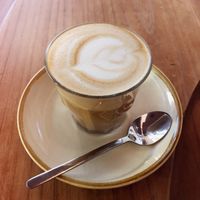 Cafe con leche de avena at EatMyTrip  in Barcelona