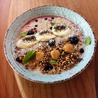 Cocavena (oatmeal) at EatMyTrip  in Barcelona