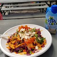 The delicious Buddha Bowl! at Daily Blend in Traverse City