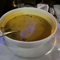 Soup of the day  at Cafe du Grütli in Geneva