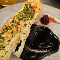 cabbage ... undercooked on one end unfortuately.. but good at Cafe du Grütli in Geneva