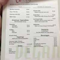 Vegan menu ♥️ at Cordially Cake in Dundee