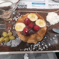 Vegan pancakes at Cheese and Cake in Barcelona