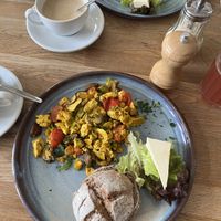 Scrambled tofu  at Milchkaffee in Berlin