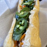 Vegan Chkn Banh Mi xtra jalapeños   at DD MAU in Maryland Heights