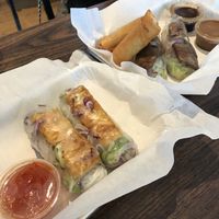 Tofu and Vegan Beef Spring Rolls at DD MAU in Maryland Heights