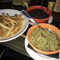 Fries, rice, and beans (no queso) at Session Taco - Delmar Loop in St Louis