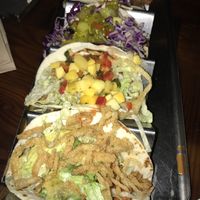 Vegan tacos made with Impossible Burger customized at Session Taco - Delmar Loop in St Louis