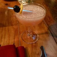 Indian Summer: gin + sweet potato/cran/oat liquor at Polite Society in St Louis