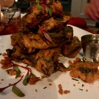 Portobello tempura- amazing  at Polite Society in St Louis