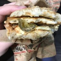 Chilli egg muffin  at Lord of the Fries - Snickle Lane in Auckland