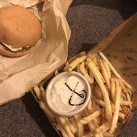 Burger, fries and chicken nuggets at Lord of the Fries - Snickle Lane in Auckland