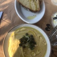 Fava dip at To Pardalo Katsiki  in Lefkada