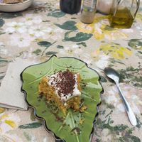 Very fluffy vegan orange cake at Albergue Ecologico El Beso in Lugo