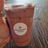 St. Valentine protein smoothie at Earthcraft Juicery in Houston
