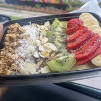 Passion fruit bowl to go   at Earthcraft Juicery in Houston