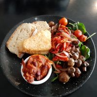 Vegan brekkie at The Hummingbird Waterside Cafe in Mandurah
