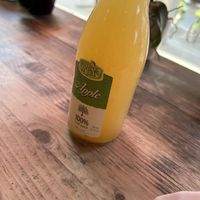 Apple juice  at Napfenyes Cukraszat - Bajcsy Zsilinszky in Budapest