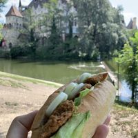 Seitan Sandwich (to go :))  at Napfenyes Cukraszat - Bajcsy Zsilinszky in Budapest