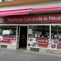 Store front  at Napfenyes Cukraszat - Bajcsy Zsilinszky in Budapest
