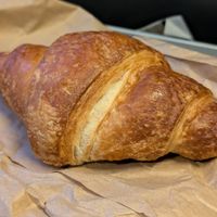 Orange croissant at Napfenyes Cukraszat - Bajcsy Zsilinszky in Budapest