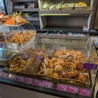 Various baked goods at Napfenyes Cukraszat - Bajcsy Zsilinszky in Budapest