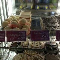 Some of the cakes at Napfenyes Cukraszat - Bajcsy Zsilinszky in Budapest