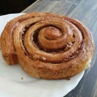 A walnut roll at Napfenyes Cukraszat - Bajcsy Zsilinszky in Budapest