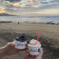 Chocolate fondante and hazelnut  at Pliza 21 in Gran Canaria