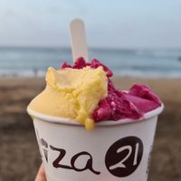 Mango & Tuno Indio. Mmmmm... at Pliza 21 in Gran Canaria