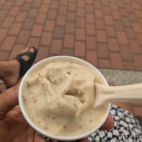 Fig ice cream, so tasty! at Pliza 21 in Gran Canaria