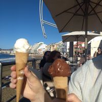 Lemon and chocolate at Pliza 21 in Gran Canaria