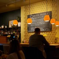 They have bar sitting as well. at Celesta in Milwaukee